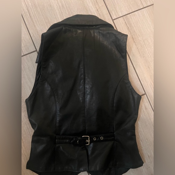 Easy rider leather vest like new - Picture 8 of 11